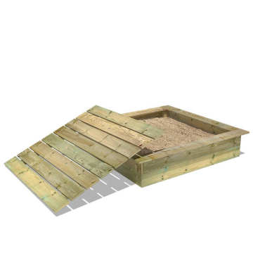 Sandkasten mit Deckel King Kong 145x145 cm  623767