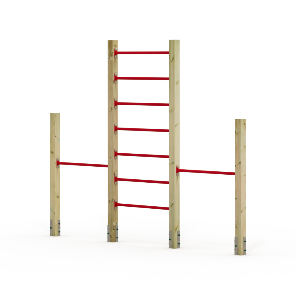 Kletterleiter mit Doppel-Reck Wickey FIT Tumble 409